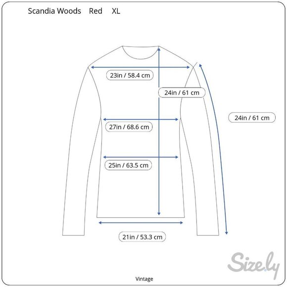 Scandia Woods Vintage Mens Long-Sleeve Mock Neck Shirts Set Of 2 Beige & Red XLG - Picture 9 of 9